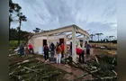 Vendaval causa destruição de 4 casas no Imbú, região de Reserva