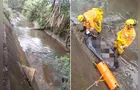 Corpo de homem é encontrado submerso em córrego no interior de MG
