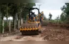 Obras para asfaltar a Estrada do Buraco do Padre já começaram