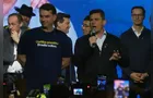 Ao lado de Flávio Bolsonaro, Moro lança pré-candidatura no Paraná