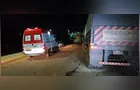 Jovem fica em estado grave após colidir contra traseira de caminhão em PG