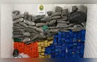 Polícia Militar apreende mais de 319kg de drogas em Araucária