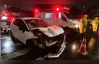 Motorista fura preferencial e causa batida contra caminhonete em PG