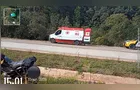 Motociclista fica ferido após colisão traseira na PRC-466 em Guarapuava