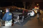Idoso fica ferido em engavetamento na Avenida Souza Naves