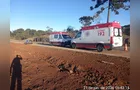 Acidente com Kadett deixa dois feridos na PRC-466 em Guarapuava