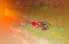 Motociclista fica ferido após sofrer queda na PR-092 em Jaguariaíva