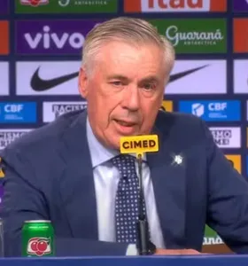 Carlo Ancelotti, técnico da Selçao Brasileira