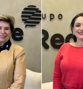 Elizabeth Schmidt - prefeita de Ponta Grossa - e Elisangela Pedroso - prefeita de Carambeí