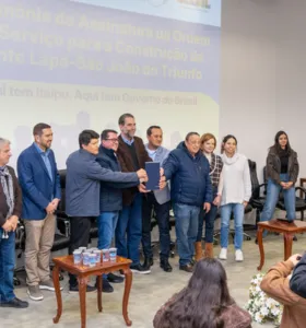 A ordem de serviço para o início das obras foi assinada na sexta-feira (19)