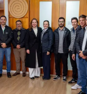 Lideranças estiveram reunidas no gabinete da Prefeitura de Telêmaco Borba