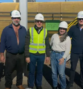 Representantes da Prefeitura estiveram na usina termoelétrica a biogás, Integral wte, em Ponta Grossa