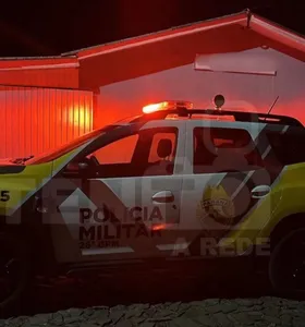 A Polícia Militar realizou o atendimento da ocorrência