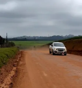 Serão pavimentados 9,3 quilômetros da estrada