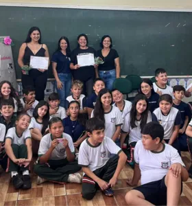 Estudantes foram protagonista de todo o trabalho