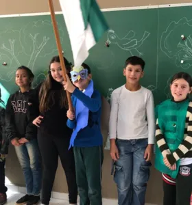 Estudantes puderam levar conhecimento às demais turmas