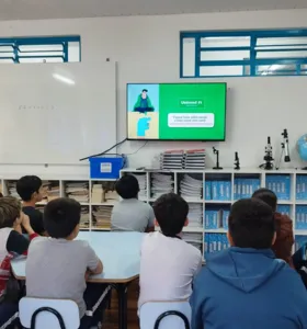 Conteúdo audiovisual levou importantes noções à sala de aula.