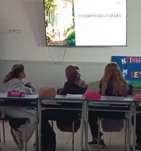 Estudantes puderam ter importantes conteúdos com a produção audiovisual