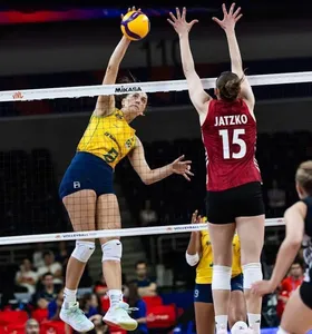 Brasil x Alemanha pela Liga das Nações Feminina de Vôlei