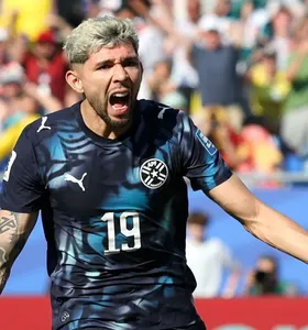 Enciso marcou o gol do Paraguai no tempo normal contra a Alemanha na Copa do Mundo