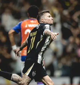 O Atlético-MG se classificou na liderança do Grupo B com 10 pontos