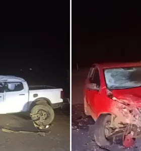 Motoristas foram socorridos pelos Samu