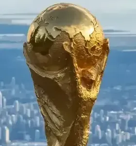 Troféu da Copa do Mundo em Vancouver, no Canadá