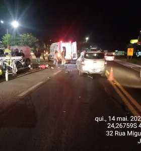 As vítimas foram atendidas pelas equipes de resgate da concessionária EPR Litoral Pioneiro
