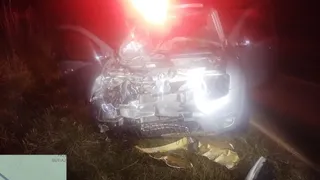 Casal fica gravemente ferido após atropelar vaca na PR-459 em Pinhão