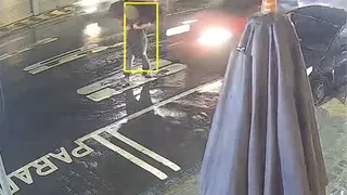 Câmera registra grave atropelamento na 'Balduíno Taques' em PG