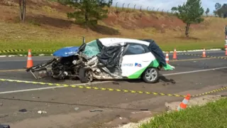 Colisão frontal na PR-151 deixa um morto e uma ferida em Jaguariaíva