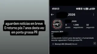 Filho de traficante é preso por fazer ameaças de massacres em escolas de PG