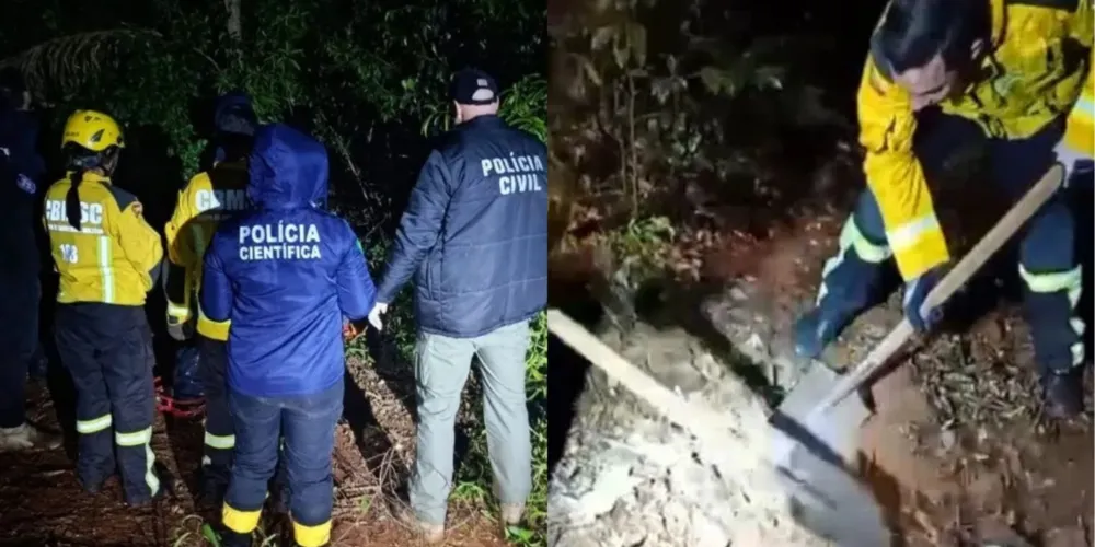 O corpo da jovem foi encontrado em meio a mata