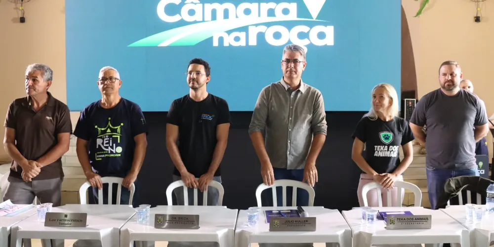 Os vereadores de Ponta Grossa realizam o projeto Câmara na Roça para ouvir os produtores da área rural do município