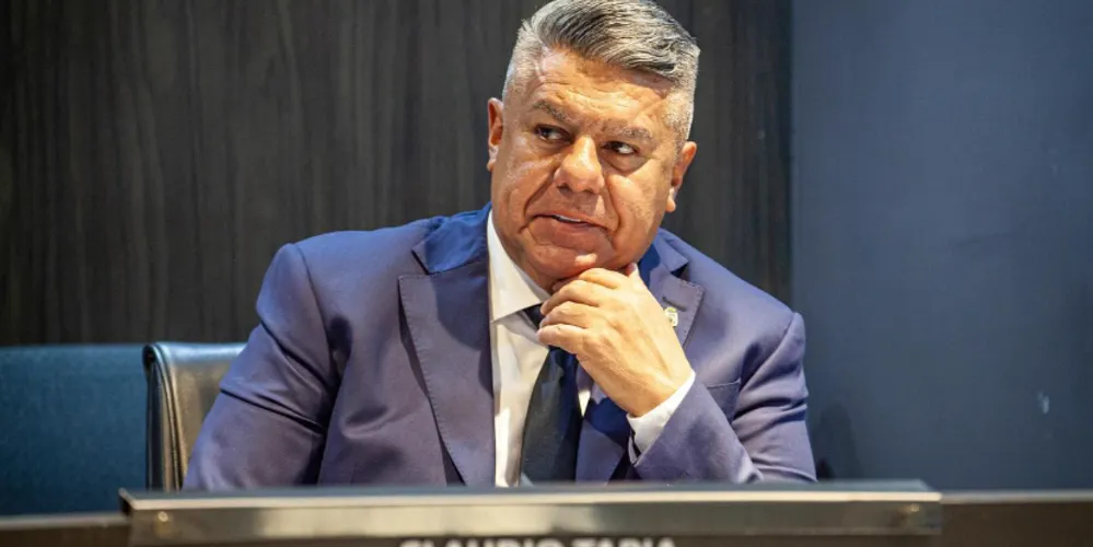 Claudio Tapia, presidente da Associação do Futebol Argentino