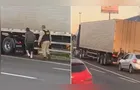 Policial militar é investigado após agredir caminhoneiro no Paraná
