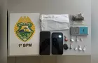 Homem é preso com cocaína e maconha pela Polícia Militar em Castro