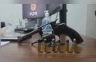 Suspeito de roubo é preso com arma e munições pelo Choque em Palmeira