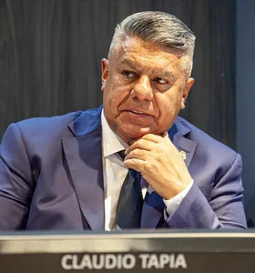 Claudio Tapia, presidente da Associação do Futebol Argentino