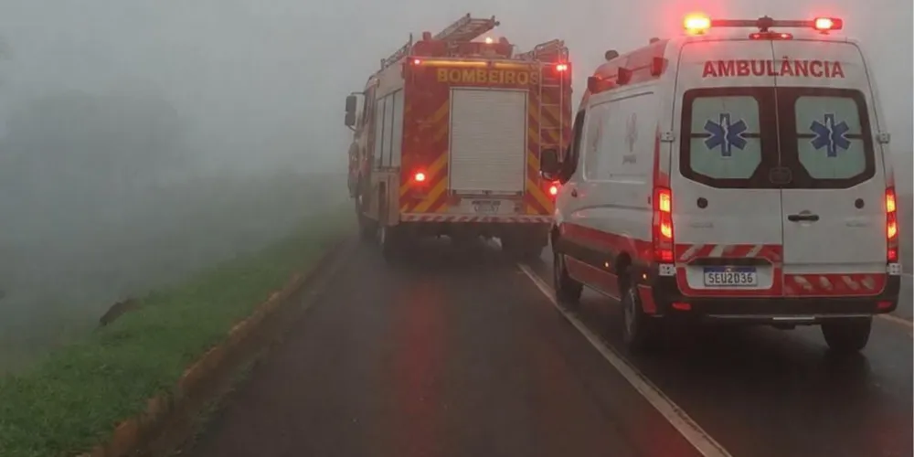 Ao todo, cinco homens foram atendidos pelas equipes de emergência