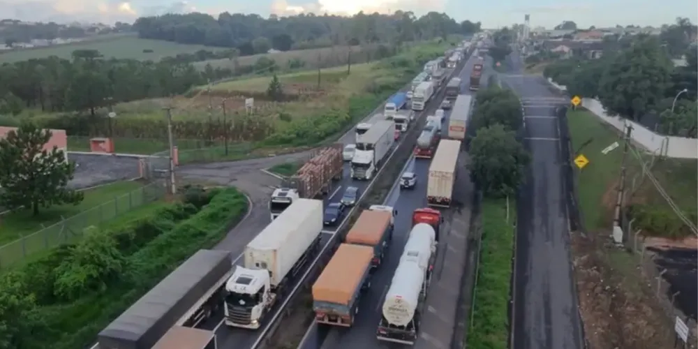 Trechos urbanos das rodovias de Ponta Grossa