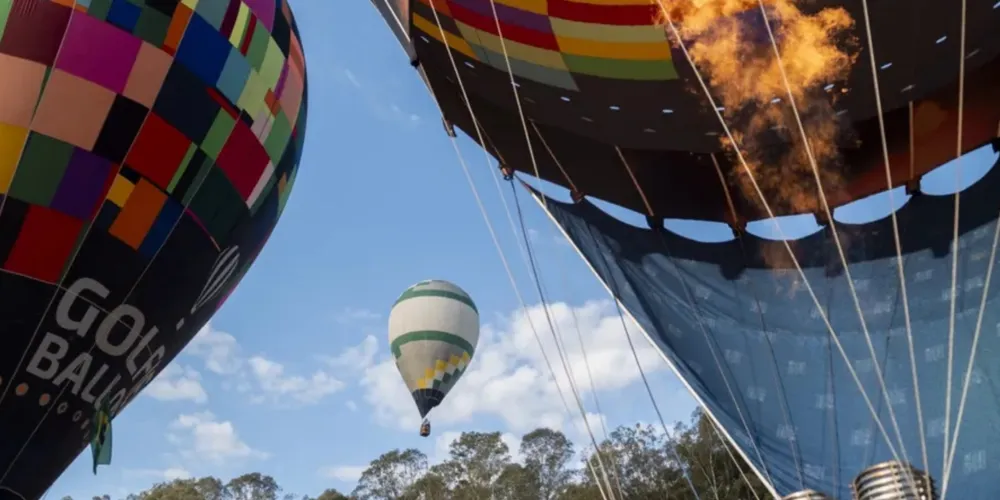 Programação do 4º Festival de Balonismo marcou final de semana em PG