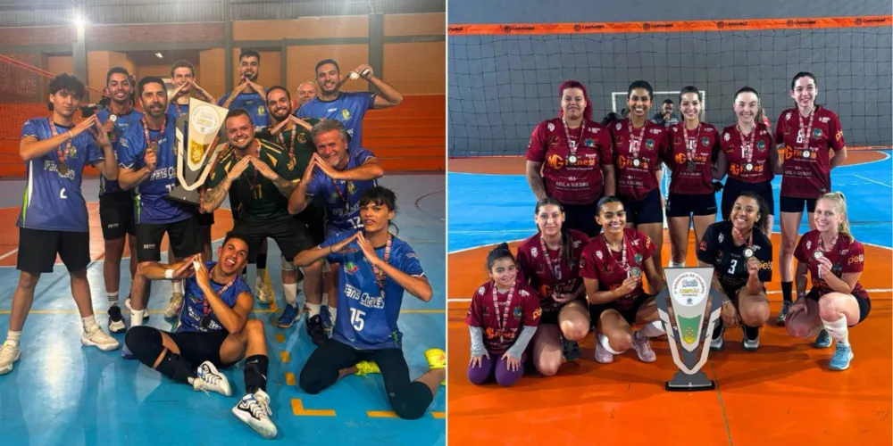 A etapa reuniu equipes de 11 cidades da região nas categorias adulto feminino e masculino, com partidas realizadas ao longo do dia