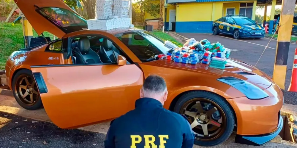 O motorista informou que levaria a mercadoria até Cascavel, de onde seguiria para o estado de São Paulo