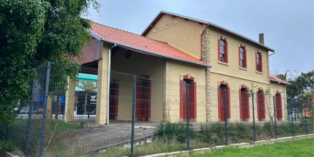 Estação Paraná está passando por revitalização em Ponta Grossa
