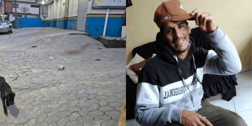 A vítima morreu no local do crime