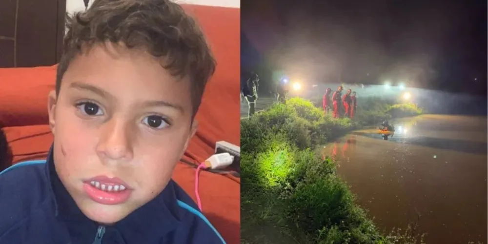Segundo o Corpo de Bombeiros, o menino desaparecido em Araucária não possui comunicação verbal funcional