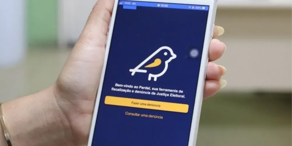 Para acessar o aplicativo, é necessário que o usuário se identifique pelo e-Título ou pela plataforma Gov.br