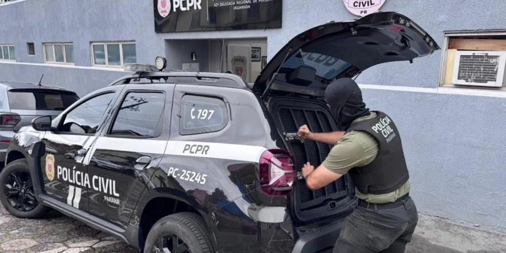 O preso foi encaminhado à Cadeia Pública de Castro