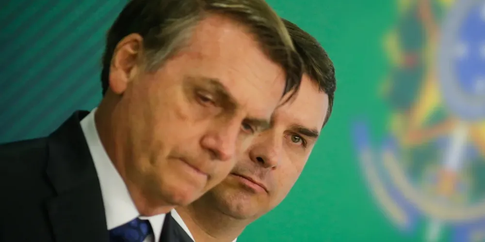 Flávio visitou Jair Bolsonaro
